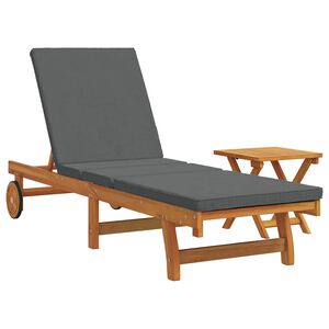 vidaXL Aurinkotuoli 2 kpl Tihe&auml; akasiapuu Ruskea