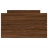 vidaXL Sängynrunko laatikoilla ruskea tammi 100x200 cm