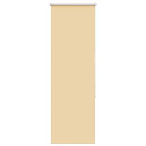 vidaXL Rullaverho Blackout Beige 50x130 cm Kankaan leveys 45,7 cm