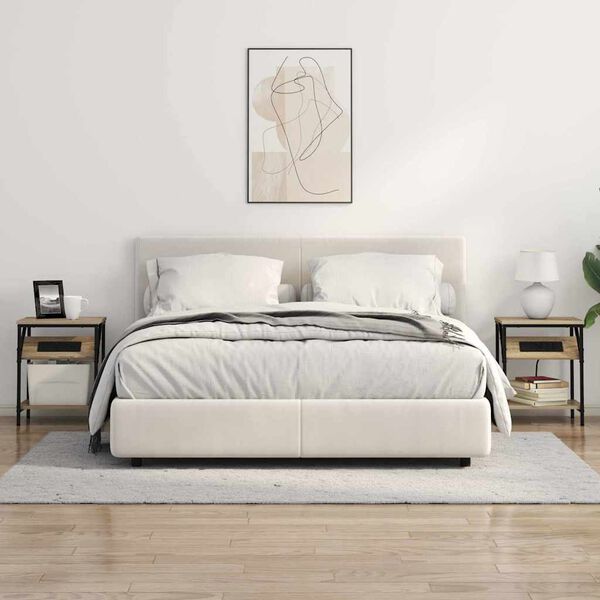 vidaXL Y&ouml;p&ouml;yt&auml;kaappi Sonoman tammi 38 x 30 x 48 cm Tekninen puu