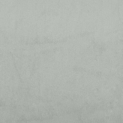 vidaXL Vuodesohva patjalla vaaleansiniharmaa 90x190 cm sametti