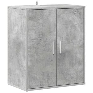 vidaXL Kenk&auml;kaappi betoninharmaa 60x35x70 cm tekninen puu