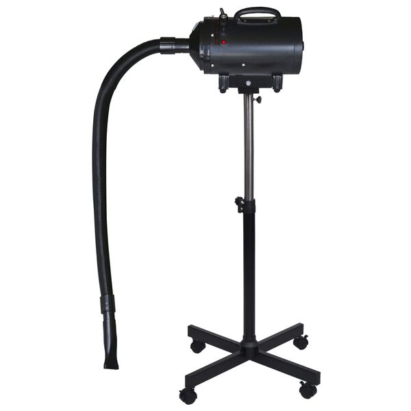 vidaXL Lemmikkiel&auml;inten turkinkuivaaja moottorijalusta muovi/ter&auml;s