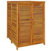 vidaXL Ulkos&auml;ilytyslaatikko 70x87x104 cm t&auml;ysi akasiapuu