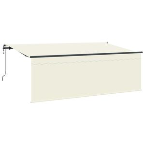 vidaXL Vetoutuva markiisi Kerma 350 x 200 cm Polyesteri ja alumiini