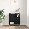 vidaXL Sivup&ouml;yt&auml; Musta tammi 35 x 60 x 70 cm Tekninen puu
