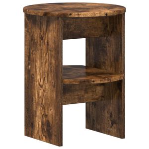 vidaXL Sivukaappi Savustettu Tammi &Oslash;40 x 50 cm K&auml;sitelty puu