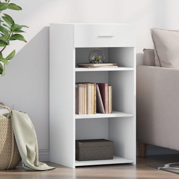 vidaXL Senkki valkoinen 45x42,5x93 cm tekninen puu