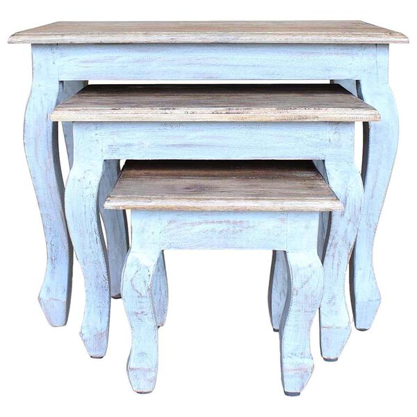 vidaXL Sarjap&ouml;yt&auml; 3 kpl t&auml;ysi mahonki