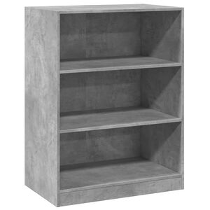 vidaXL Vaatekaappi betoninharmaa 77x48x102 cm lastulevy