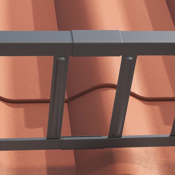 vidaXL Katto lumivahti Antrasiitti 600 x 9 x 22 cm Ter&auml;s