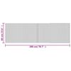 vidaXL Matto suorakaide ruskea 60x200 cm bambu