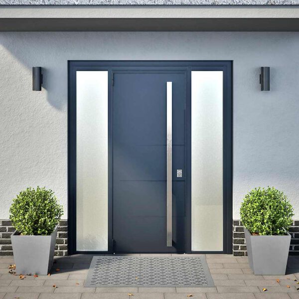 vidaXL Puutarhakukkalaatikot 2 kpl 40x40x40 cm galvanoitu teräs