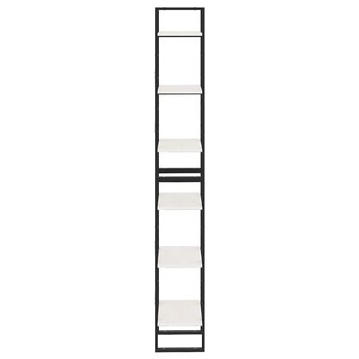 vidaXL Korkea kaappi valkoinen 40x30x210 cm täysi mänty