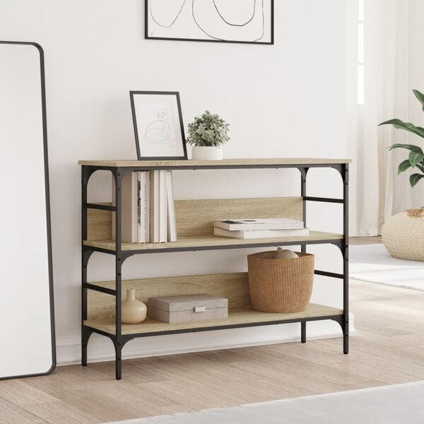 vidaXL Sohvap&ouml;yt&auml; Sonoma-tammi 100x32x75 cm tekninen puu