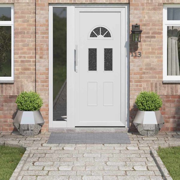 vidaXL Kukkalaatikko 2 pcs Hopea 50 x 50 x 40 cm Galvanoitu ter&auml;s