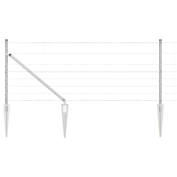 vidaXL Aitalatu Galvanoitu 25 x 0,8 m Ter&auml;s