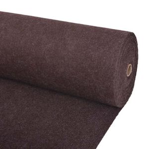 vidaXL Matto Ruskea 1,2 x 10 m Polyesteri