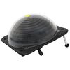 vidaXL Aurinkovoima uima-altaan l&auml;mmitin 75x75x36 cm HDPE alumiini
