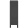 vidaXL Teollistyylinen vaatekaappi antrasiitti 67x35x107 cm ter&auml;s