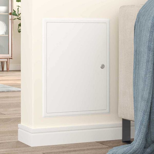 vidaXL Access Panel Valkoinen 43 x 33 x 3 cm Ter&auml;s