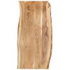 vidaXL P&ouml;yt&auml;levy t&auml;ysi akaasiapuu 118x(50-60)x2,5 cm