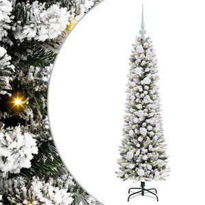 vidaXL Tekojoulukuusi valkoinen 120 cm PVC ja Metalli ja Muovi