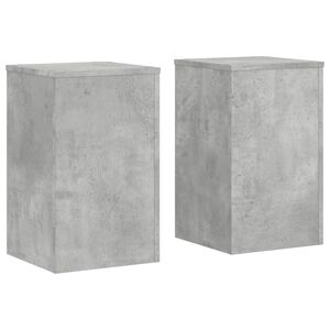 vidaXL Kasvitelineet 2 kpl betoninharmaa 30x30x50 cm tekninen puu