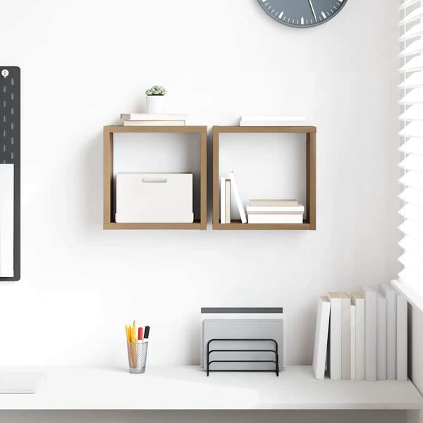 vidaXL Seinähyllyt 2 pcs Artisan tammi 26 x 15 x 26 cm Tekninen puu