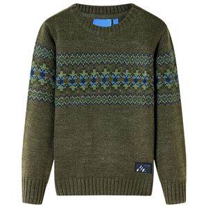 vidaXL Lasten neulepaita khaki 92