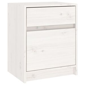 vidaXL Y&ouml;p&ouml;yt&auml; valkoinen 40x31x50 cm t&auml;ysi m&auml;nty