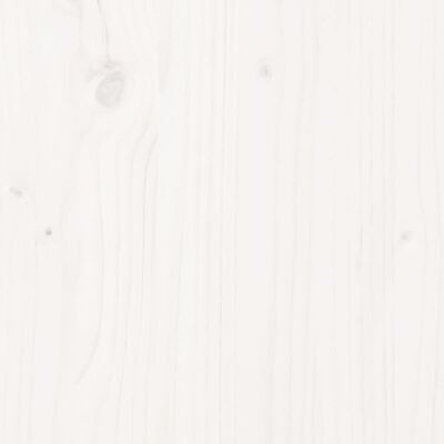 vidaXL 3-istuttava Puutarhasohva rahilla valkoinen täysi mänty