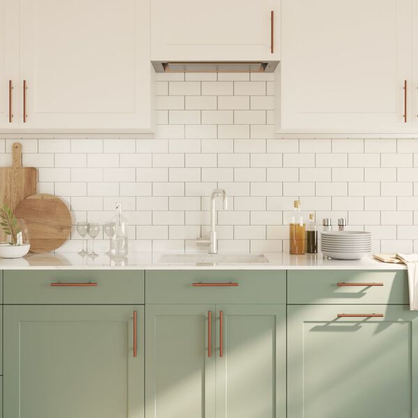 vidaXL Kaapin kahvat 20 kpl pronssi 128 mm ruostumaton ter&auml;s