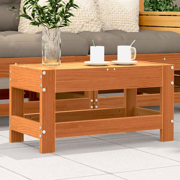 vidaXL Ulkorahi vahanruskea 62x30x32 cm t&auml;ysi m&auml;nty