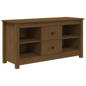 vidaXL TV-taso hunajanruskea 103x36,5x52 cm t&auml;ysi m&auml;nty
