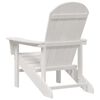 vidaXL Adirondack-tuoli Valkoinen 82 x 74 x 92 cm HDPE
