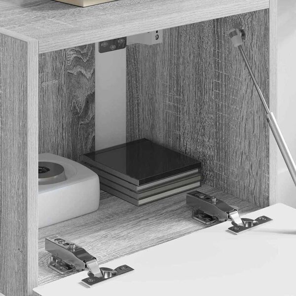 vidaXL TV-seinäkaappi Harmaa Sonoma 60 x 31 x 29.5 cm Tekninen puu