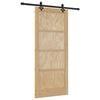 vidaXL Liukuovi ORKDAL Luonnollinen 86 x 198,5 cm T&auml;ysi m&auml;nty