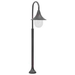 vidaXL Pylv&auml;svalaisin puutarhaan E27 120 cm alumiini pronssi