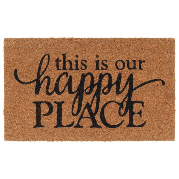 vidaXL Ovimatto luonnollinen 45x75 cm tuftattu kookos