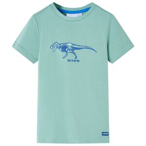 vidaXL Lasten T-paita vaalea khaki 116