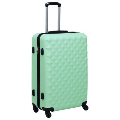 vidaXL Kovapintainen matkalaukkusetti 3 kpl mintunvihreä ABS