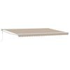 vidaXL Vedett&auml;v&auml; markiisi Beige 500 x 300 x 165 cm