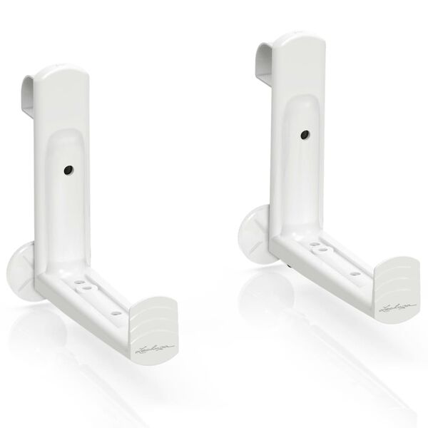 LECHUZA Parvekkeen kukkalaatikon telineet valkoinen 19030