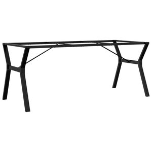 vidaXL Ruokap&ouml;yd&auml;n jalat Y-muoto 180x80x73 cm ter&auml;st&auml;