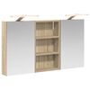 vidaXL Kylpyhuoneen kaappisetti 3 kpl 90 x 10,5 x 50 cm Tekninen puu