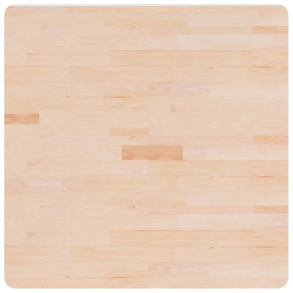 vidaXL Neli&ouml;nmuotoinen p&ouml;yt&auml;levy 80x80x2,5 cm k&auml;sittelem&auml;t&ouml;n tammi