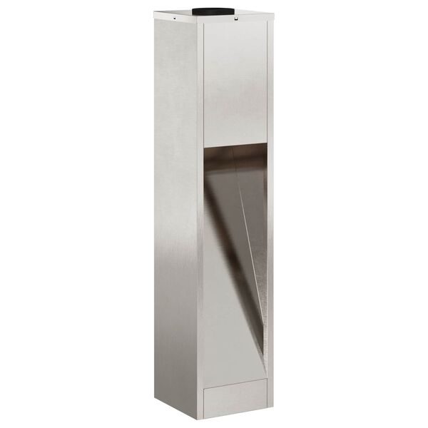 vidaXL Aurinkoinen LED-polkuvalo 2 pcs Hopea Ruostumaton ter&auml;s