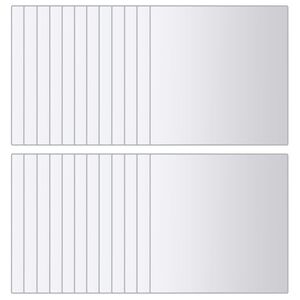 vidaXL Peililaatat 48 kpl neliö lasi