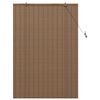 vidaXL Rullaverho verhoilla Ruskea 120 x 160 cm Bambu